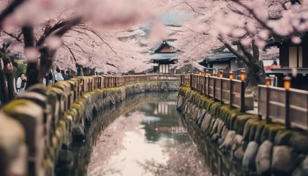 a serene walkway in kyoto