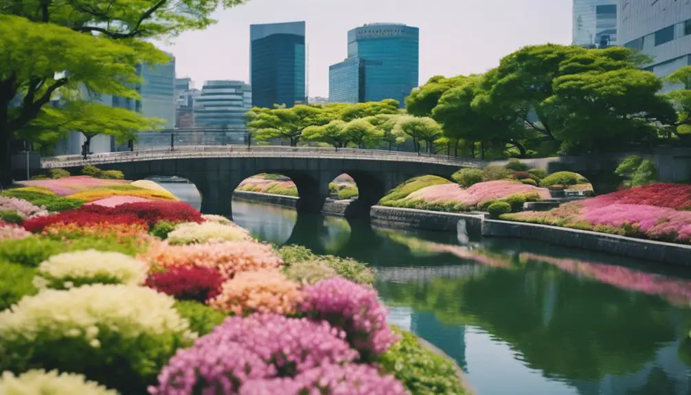 beautiful park in japan