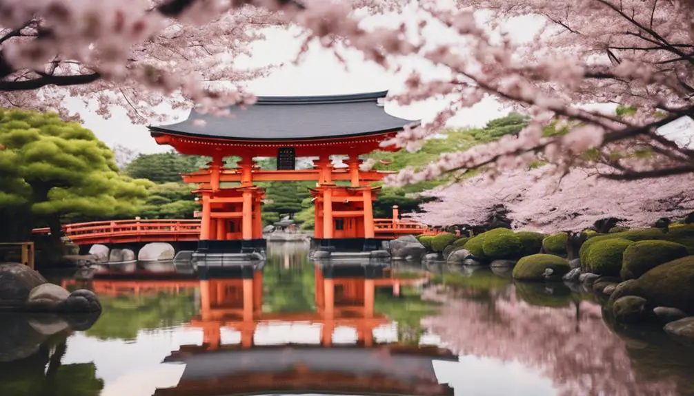 elegant shrine in kyoto