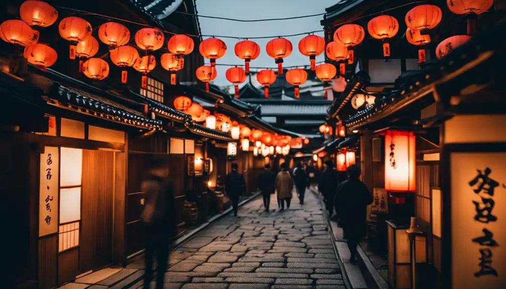 historic alley in osaka