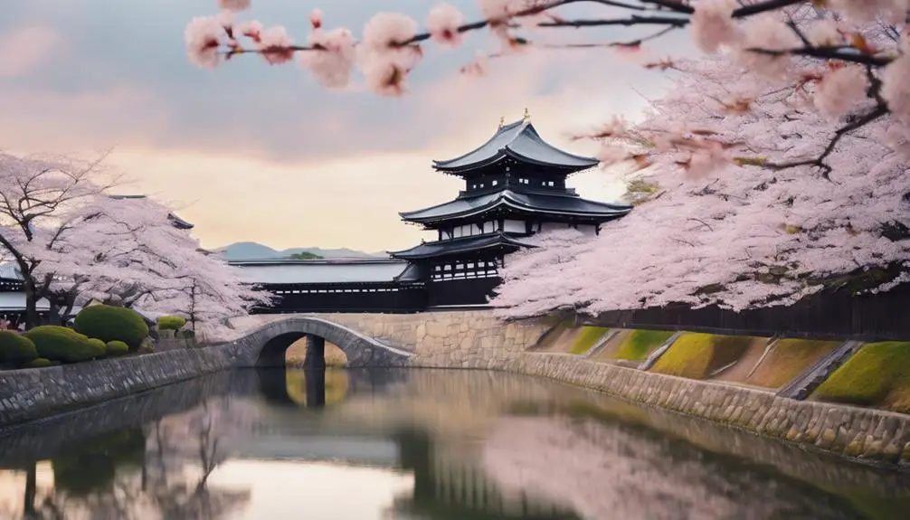 historic japanese castle kyoto