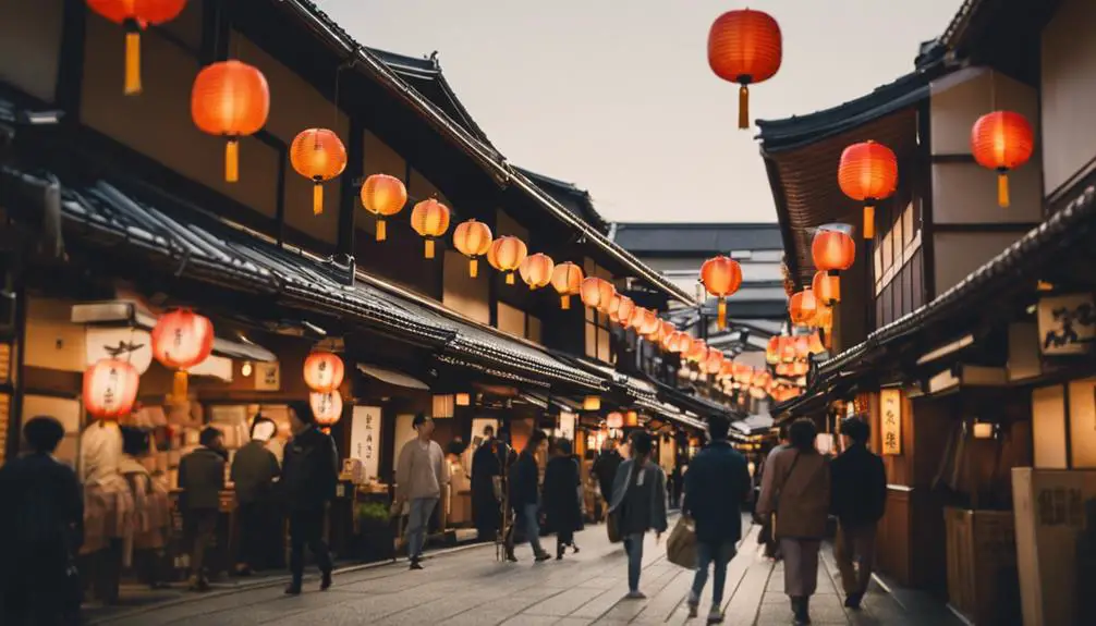 historic kyoto shopping street