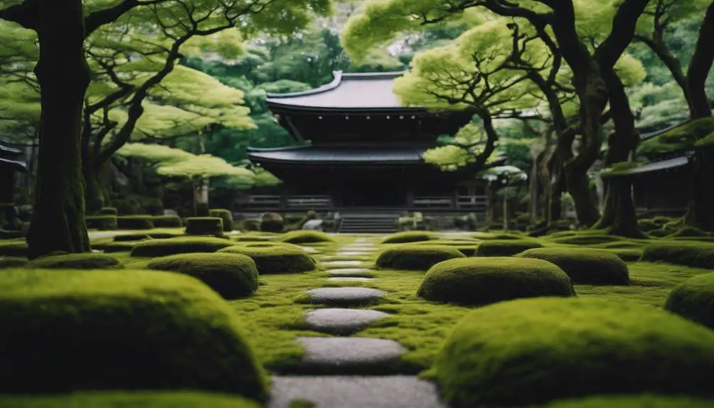 serene moss garden sanctuary