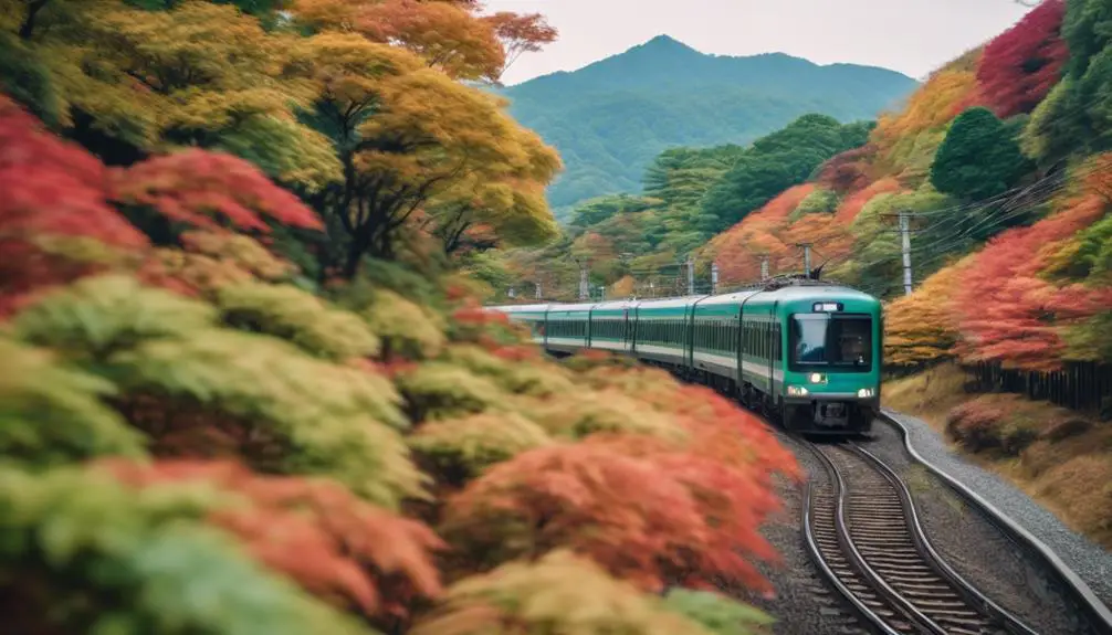 train line in japan